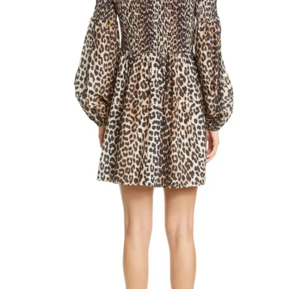 Ganni women’s size 2 dress leopard - Picture 3 of 8
